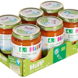 Hipp 6x125 gr Organik Havuç Püresi