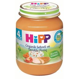 Hipp 6x125 gr Organik Sebzeli ve Tavuklu Pirinç