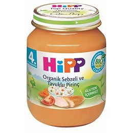 Hipp 6x125 gr Organik Sebzeli ve Tavuklu Pirinç