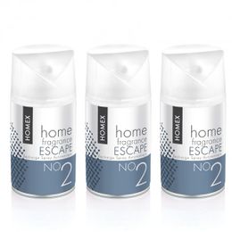 Homex Escape 3x260 ml Yedek Makine Sprey Oda Kokusu