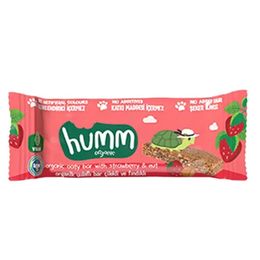 Humm 27 gr Organik Çilekli ve Fındıklı Yulaflı Bar