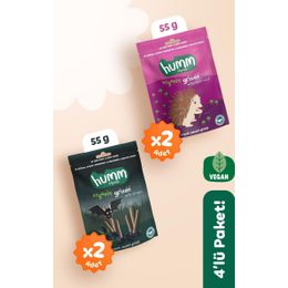 Humm 4x55 gr Organic Organik Tuzlu Grissini Atıştırmalık