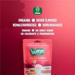 Humm 55 gr Organik Çilekli Kurabiye