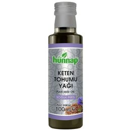 Hünnap 100 ml Soğuk Pres Keten Tohumu Yağı