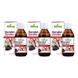 Hünnap 3x50 ml Karadut Şurubu