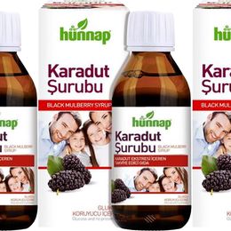 Hünnap 3x50 ml Karadut Şurubu