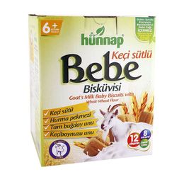 Hünnap 400 gram Keçi Sütlü ve Vitaminli Bebe Bisküvisi