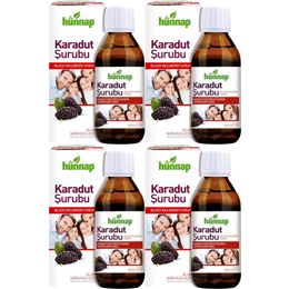 Hünnap 4x50 ml Karadut Şurubu