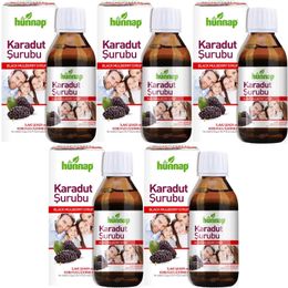 Hünnap 5x50 ml Karadut Şurubu