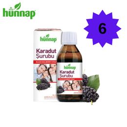 Hünnap 6x50 ml Karadut Şurubu