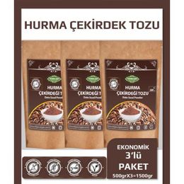 Hurma Aşkı 3x500 gr Hurma Çekirdeği Tozu