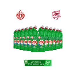 Hyper Hypo 12x750 ml Çam Tazeliği Ultra Kıvamlı Çamaşır Suyu