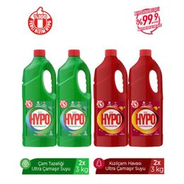 Hyper Hypo 2x3 kg Çam Tazeliği + 2x3 kg Kızılçam Havası Ultra Çamaşır Suyu