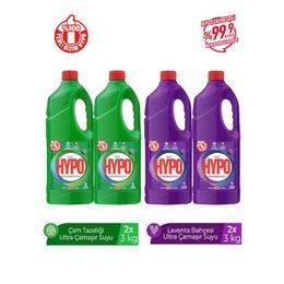 Hyper Hypo 2x3 kg Çam Tazeliği + 2x3 kg Lavanta Bahçesi Ultra Çamaşır Suyu