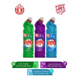 Hyper Hypo 3x750 gr Çam + Lavanta Okaliptus Ultra Kıvamlı Çamaşır Suyu