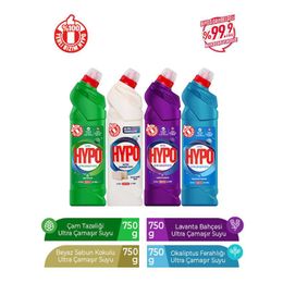 Hyper Hypo 4x750 gr 4 Farklı Koku Ultra Çamaşır Suyu
