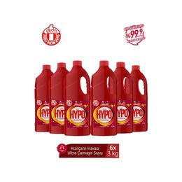 Hyper Hypo 6x3 kg Ultra Kızılçam Esintisi Normal Sıvı Çamaşır Suyu