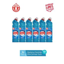Hyper Hypo 6x750 gr Okaliptus Ultra Çamaşır Suyu