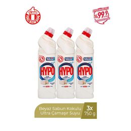 Hyper Hypo Beyaz Sabun 3x750 gr Ultra Çamaşır Suyu