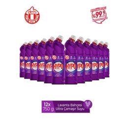 Hyper Hypo Lavanta Bahçesi 12x750 gr Ultra Kıvamlı Çamaşır Suyu