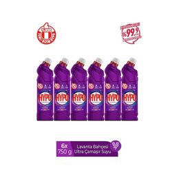Hyper Hypo Lavanta Bahçesi 6x750 gr Ultra Kıvamlı Çamaşır Suyu