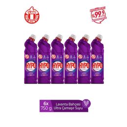 Hyper Hypo Lavanta Bahçesi 6x750 gr Ultra Kıvamlı Çamaşır Suyu