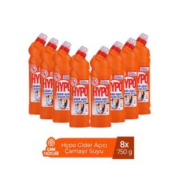 Hypo 8x750 gr Çam Tazeliği Gider Açıcı Çamaşır Suyu