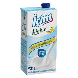 İçim 1 lt Rahat Yarım Yağlı Laktozsuz Süt