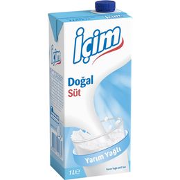 İçim Yarım Yağlı 1 lt Süt
