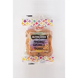 İhe 50 gr Altın Çörek Fındıklı Ve Üzümlü Ekmek