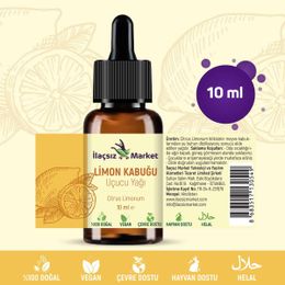 İlaçsız Market 10 ml Limon Kabuğu Yağı