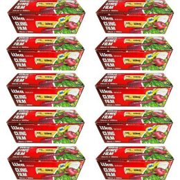 İlka 10 Paket 30 cm 500 mt Şeffaf Mutfak Rulo Streç Film Folyo