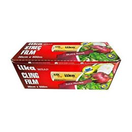 İlka 30 cm 500 mt Şeffaf Mutfak Rulo Streç Film Folyo
