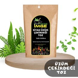 İmge Aktar 100 gr Toz Siyah Üzüm Çekirdeği