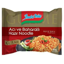 İndomie 20 x 80 gr Gurme Serisi İndomie Acı ve Baharatlı Noodle