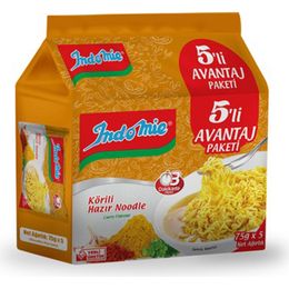İndomie 375 gr 5'li Korili Noodle
