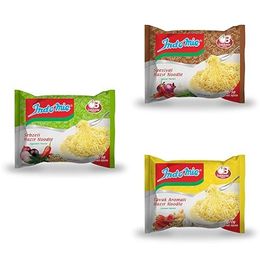 İndomie 40x75 gr Sebzeli Noodle + 40x75 gr Spesiyal Noodle + 40x70 gr Tavuklu Noodle
