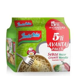 İndomie 5'li Sebze Çeşnili Noodle
