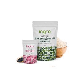 İngro 100 gr Glutensiz Çiğ Karabuğday Greçka ve Çörekotu