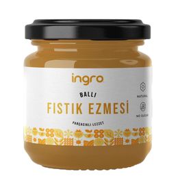 İngro 380 gr Glutensiz Parçacıklı Ballı Fıstık Ezmesi
