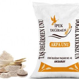 İpek Değirmen 1 kg Doğal Arpa Unu Taş Değirmen Öğütülmüş Köy Unu