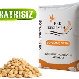 İpek Değirmen 1 kg Kavrulmuş Şak Fıstık İçi Tuzsuz Kabuksuz Fıstık