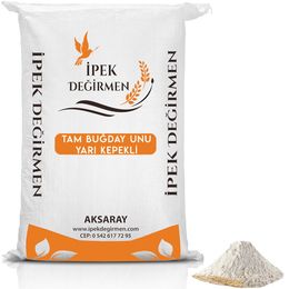 İpek Değirmen 1 kg Şahman Kırmızı Köy Yarı Kepekli Tam Buğday Unu