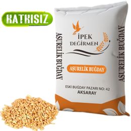 İpek Değirmen 10 kg Aşurelik Buğday Yarması Dövme Beyaz Buğday Aşlık