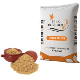 İpek Değirmen 15 kg Doğal İri Boy Kepeksiz Pilavlık Bulgur
