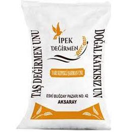 İpek Değirmen 2 kg Tam Buğday Unu Yarı Kepekli Şahman Kırmızı Köy Unu