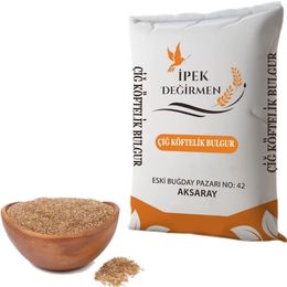 İpek Değirmen 3 kg Çiğ Köftelik Bulgur Doğal Ince Esmer Köy Bulguru