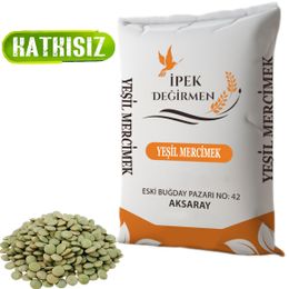 İpek Değirmen 5 kg Yeşil Mercimek Yerli Yüksek Proteinli Köy Mercimeği