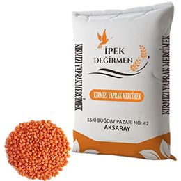 İpek Değirmen Glutensiz Köy 5 kg Doğal Yerli Kırmızı Yaprak Mercimek
