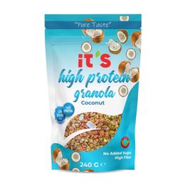It's 240 gr Yüksek Protein Hindistan Cevizli Granola